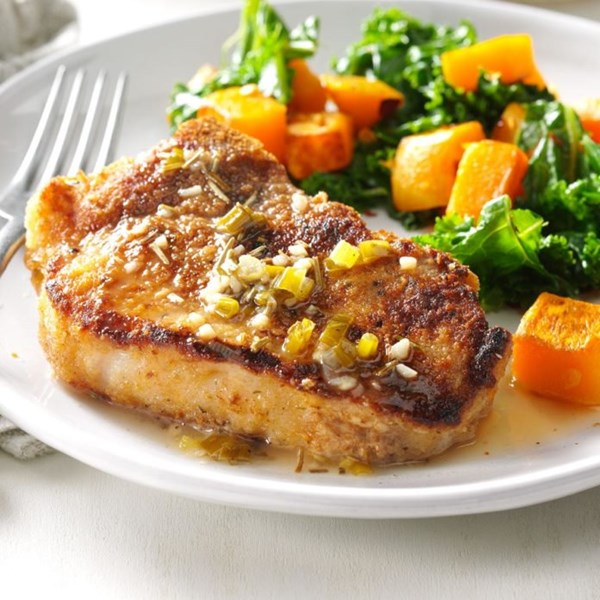 Chardonnay pork chops