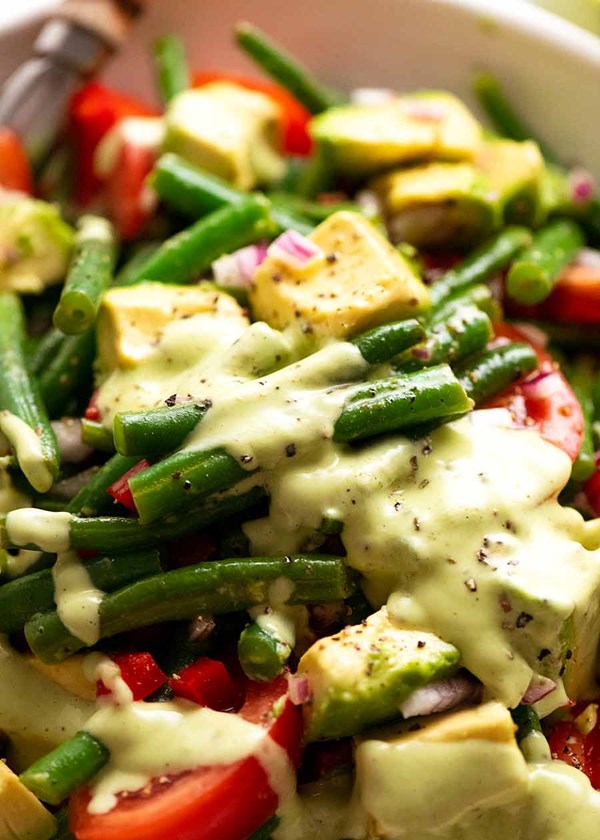Chargrill Charlie’s green bean avocado salad (copycat)