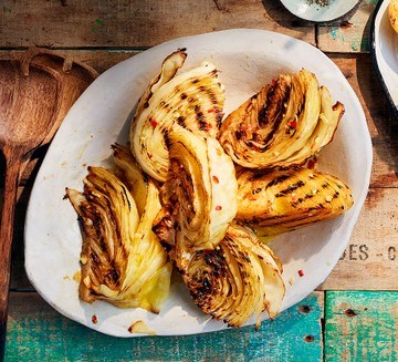 Chargrilled butter cabbage