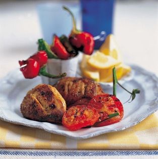 Chargrilled chicken with garlic and peppers
