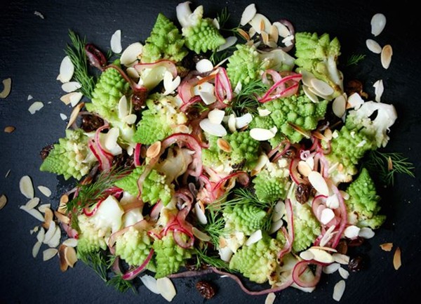 Chargrilled Romanesco salad
