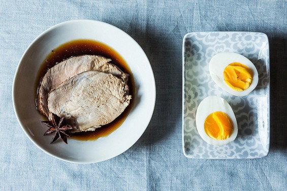 Charles Phan's lo soi pork shoulder