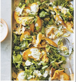 Charlotte potato & smoked mackerel with dill lime cream