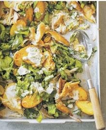 Charlotte potato & smoked mackerel bake with dill lime cream
