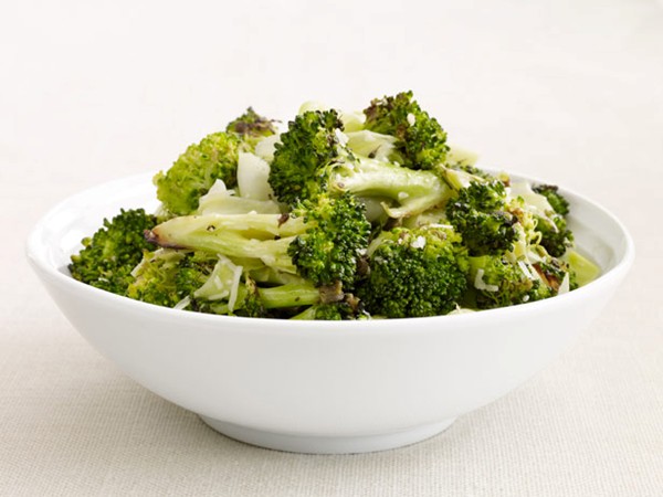 Charred broccoli with capers