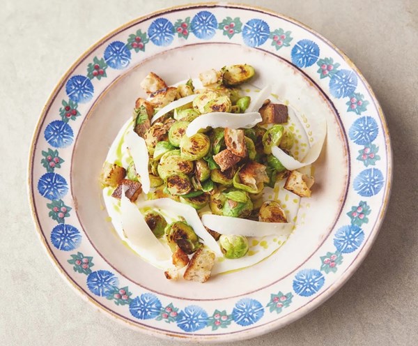 Charred Brussels