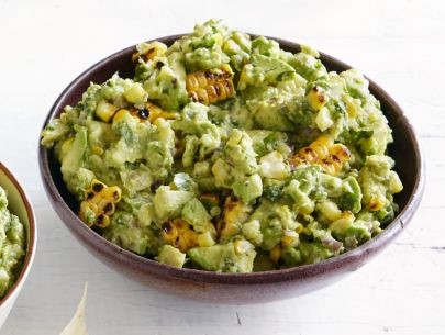 Charred corn guacamole
