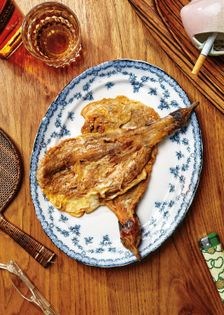 Charred eggplant omelet (Tito Elpie's tortang talong)