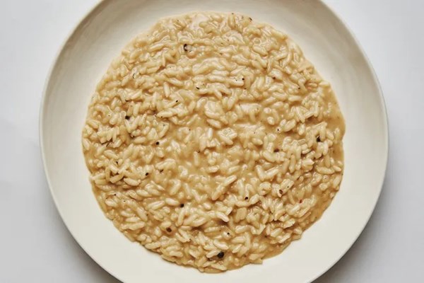 Charred lemon risotto