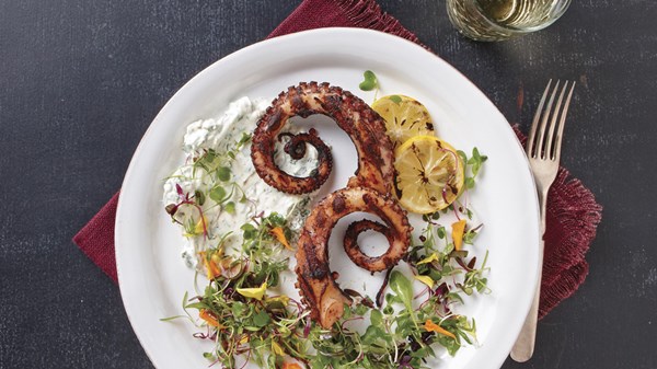 Charred octopus