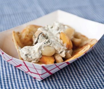 Charred-scallion sour cream