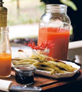 Charred tomato and chile salsa