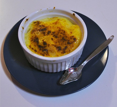 Chaud froid de pamplemousse au romarin