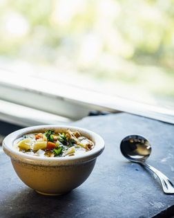 Chayote chicken soup