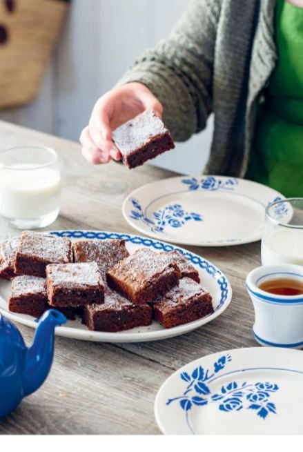 Cheat's brownie ('Lazy lady')