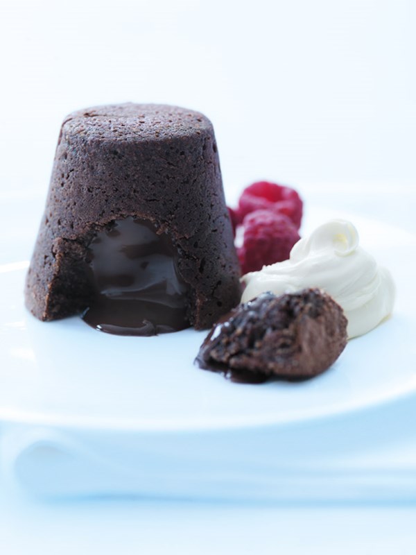 Cheat's chocolate fondant