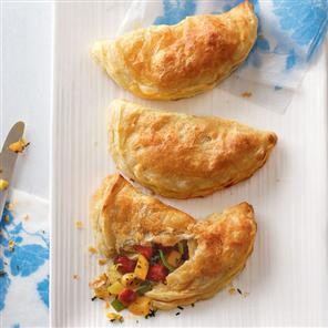 Cheat's chorizo and leek pasties