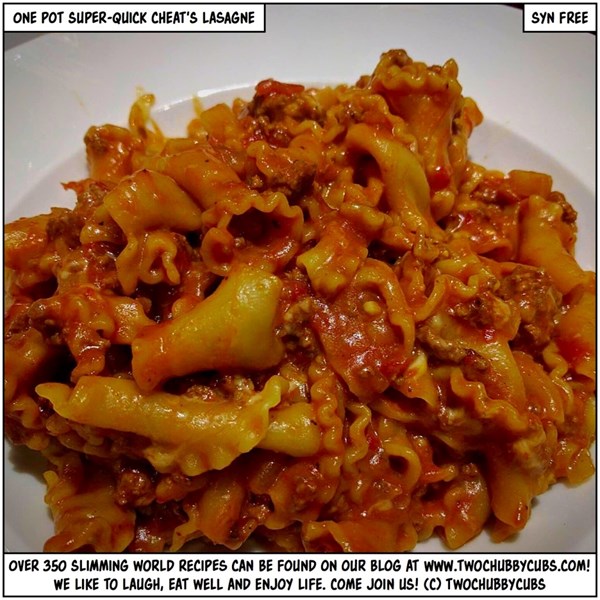 Cheat's lasagne