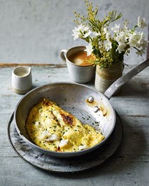Cheat’s omelette Arnold Bennett