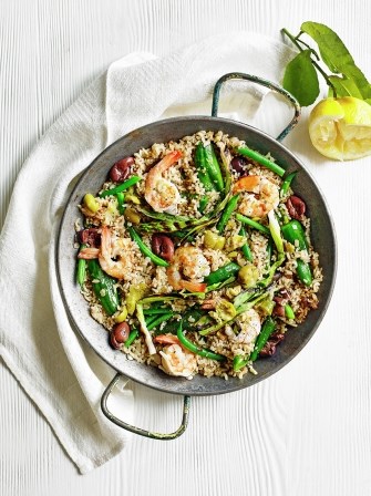 Cheat's paella