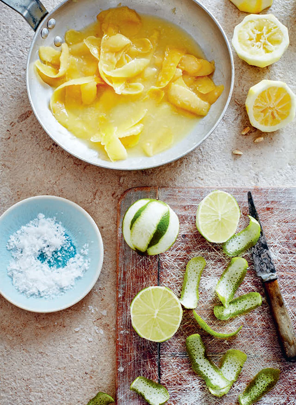 Cheat's preserved lemons (or limes, or oranges...)