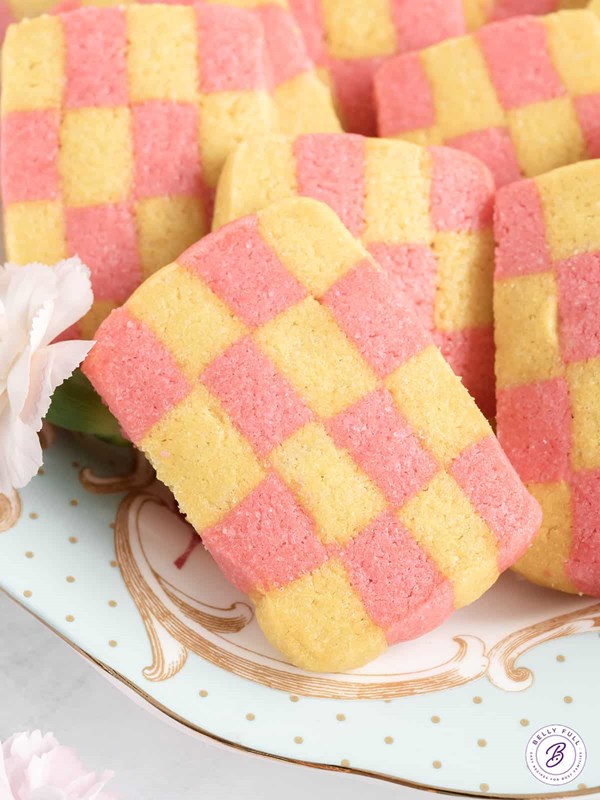 Checkerboard icebox cookies