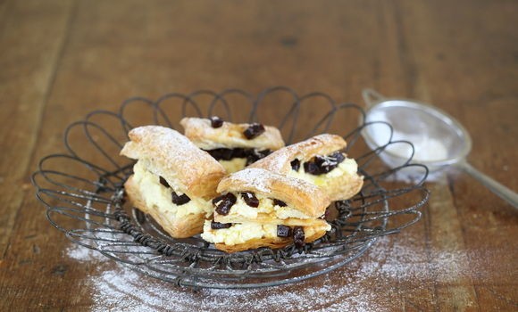 Cheddar & quince millefeuille