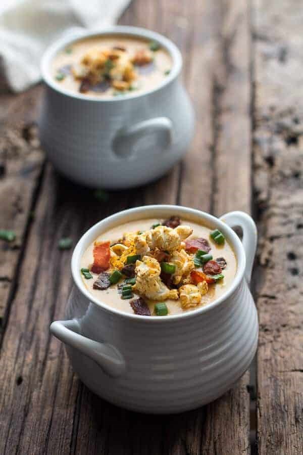 Cheddar ale soup with chili cheese popcorn