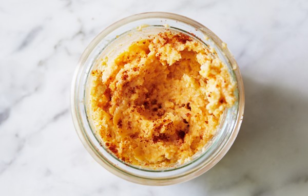 Cheddar and horseradish spread