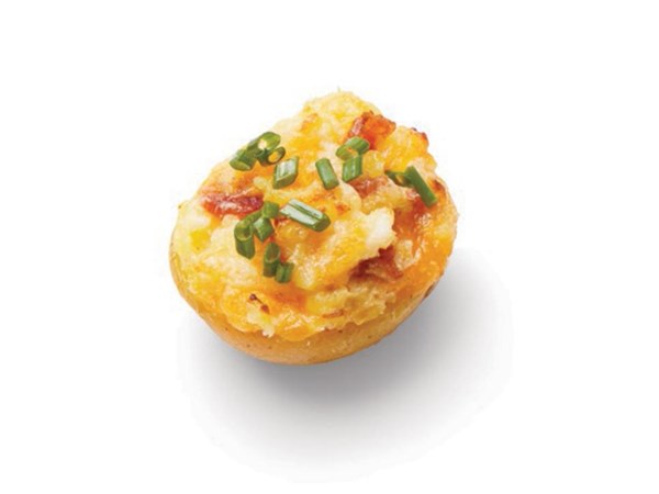Cheddar-bacon stuffed potatoes 
