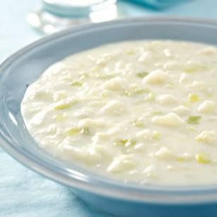 Cheddar cauliflower soup