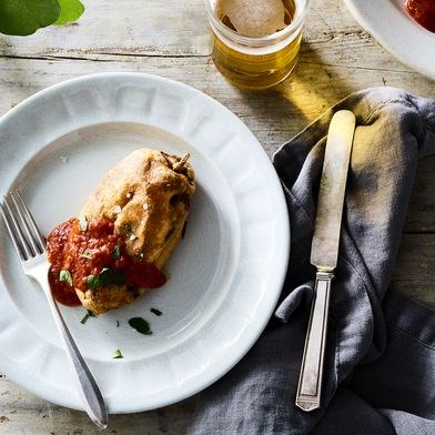 Cheddar cheese chile rellenos