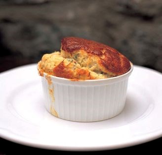 Cheddar cheese soufflé