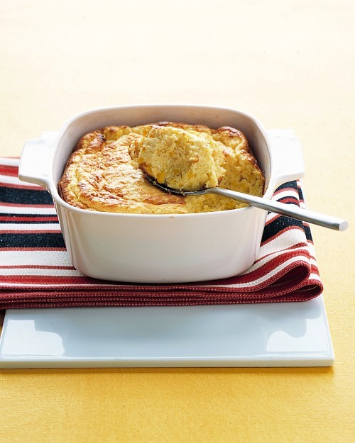 Cheddar-corn spoonbread