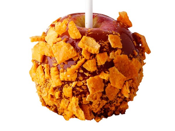 Cheddar crunch caramel apples