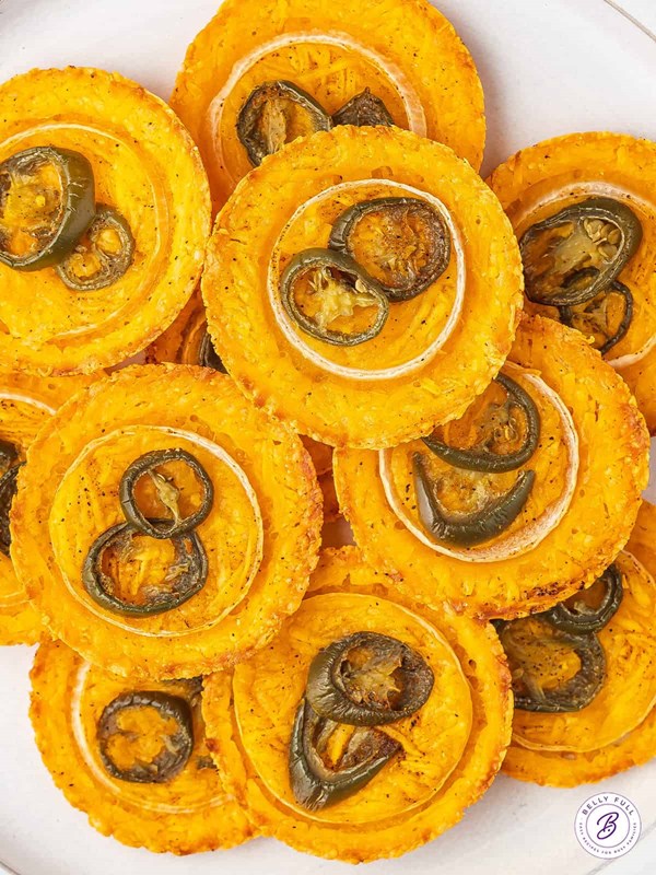 Cheddar onion ring chips
