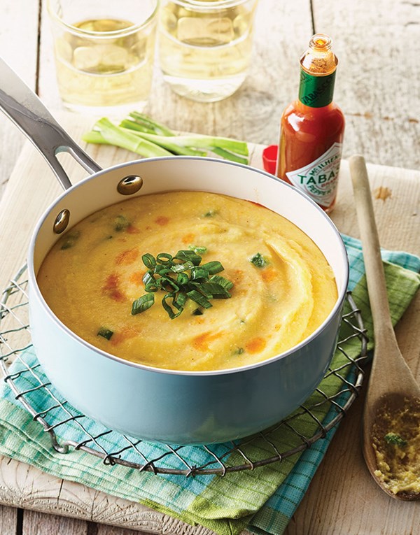 Cheddar polenta