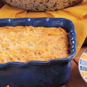 Cheddar rice casserole
