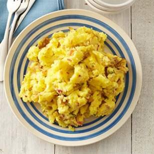 Cheddar, scallion & bacon mashed potatoes