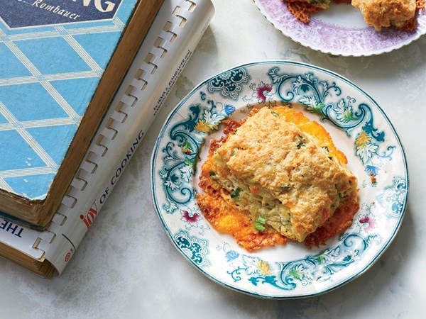 Cheddar-scallion biscuits 