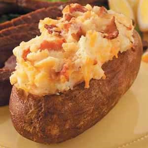 Cheddar twice-baked potatoes 
