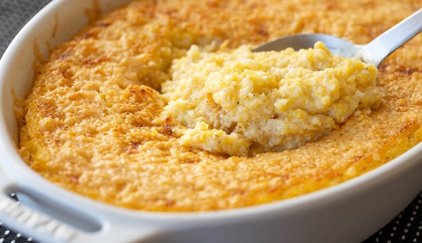 Cheddared grits casserole
