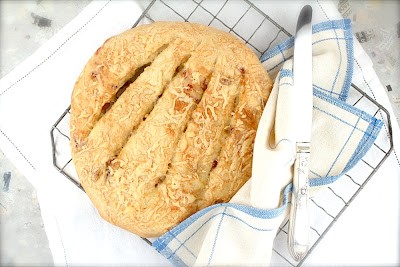 Cheese & bacon focaccia