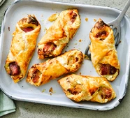Cheese & bacon turnovers
