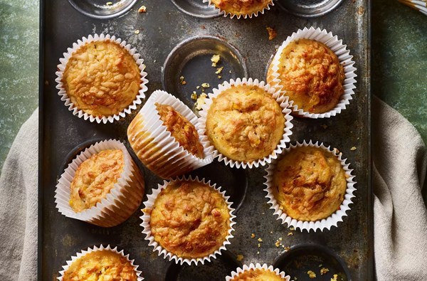 Cheese & chive cornbread muffins