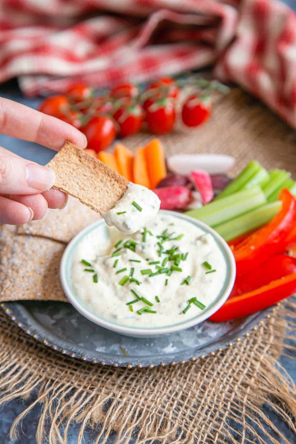 Cheese & chive dip