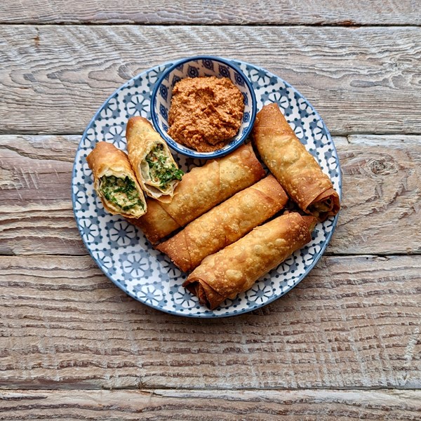 Cheese & herb pastry cigars (Sigara börek)