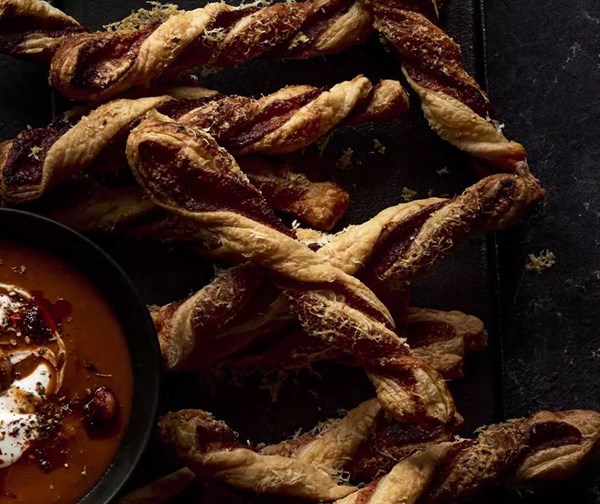Cheese & Marmite straws