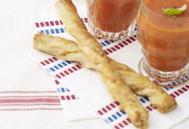 Cheese & mustard straws