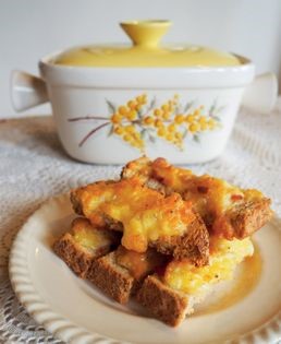 Cheese and bacon savories